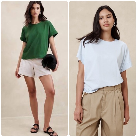 Banana Republic Factory Tops - Banana Republic Factory ❗️BUNDLE❗️Premium Cotton Relaxed Top
